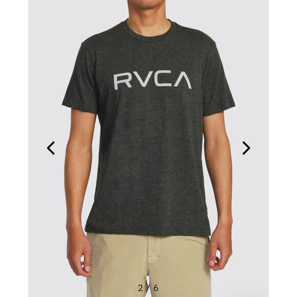 RVCA Regular Fit Men’s Short Sleeve Shirt Gray Size Small - Picture 2 of 6